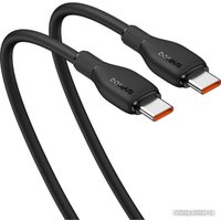 Кабель Baseus Pudding Series Fast Charging Cable 100W USB Type-C - USB Type-C (2 м, черный)