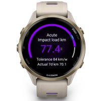 Умные часы Garmin Forerunner 970 47 мм (бежевый/фиолетовый)