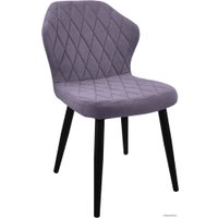 Стул Гальваник Бергамо (эмаль черный муар/Catania Lavender)