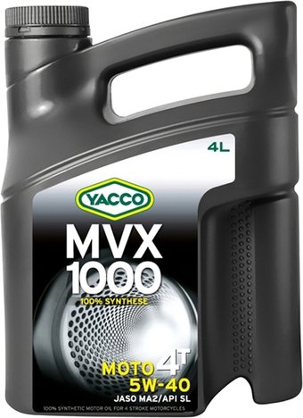 Моторное масло Yacco MVX 1000 4T 5W-40 4л
