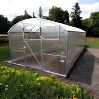 Теплица Импласт Нова прямостенная 3х8м 15576 (с сотовым поликарбонатом)
