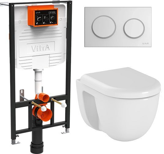 

Унитаз подвесной Vitra VitrA S40 Rim-EX 9005B003-7211 4 в 1