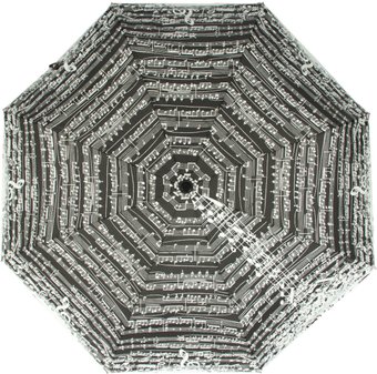 Складной зонт Emme M444-OC Notes Black