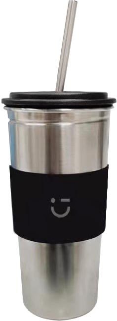 

Многоразовый стакан Miniso 5840 500мл (нержавеющая сталь/черный)