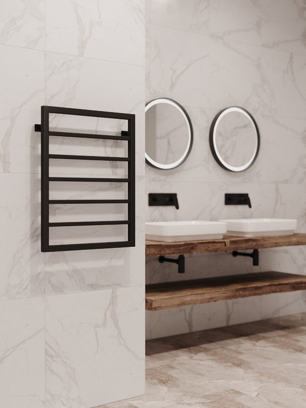 

Полотенцесушитель Stinox Croma 50x70 cr70 Ral 9005