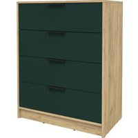 Комод Интерлиния Концепт КТ-К80 Глосс (дуб золотой/изумруд)
