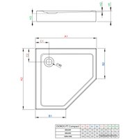 Душевой поддон Radaway Doros PT Compact 90x90