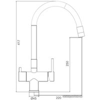 Смеситель Gappo G4398-30