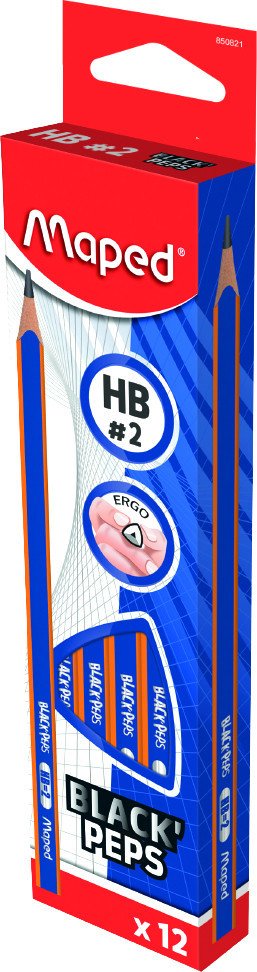 

Простой карандаш Maped Black Peps Navy HB 850821 (1 шт)