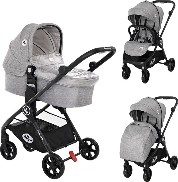 

Универсальная коляска Lorelli Patrizia (2 в 1, light grey)