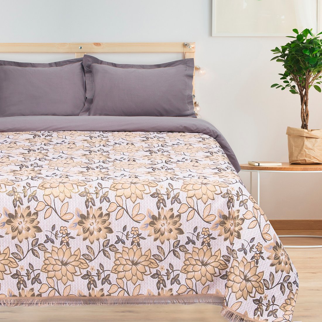 

Покрывало Этель Роскошь 200x240 4616863(бежевый)