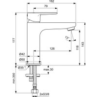 Смеситель Ideal Standard Tyria BC158AA