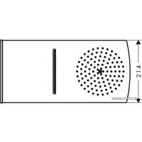 Верхний душ Hansgrohe Raindance Rainfall 180 AIR 2jet [28433400]