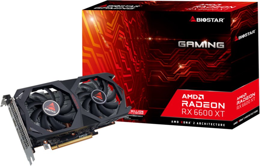 

Видеокарта BIOSTAR Hellhound Radeon RX 6600 XT VA66T6TM81