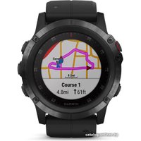 Умные часы Garmin Fenix 5X Plus Sapphire (черный)