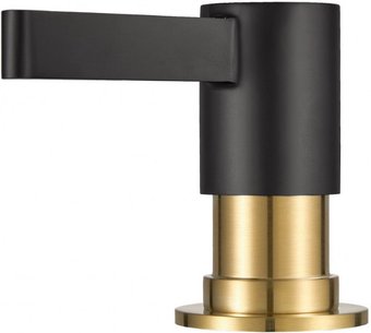 Дозатор для моющего средства Milacio MCU.933.BGD (черный/золото)