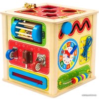 Бизиборд Alatoys Развивающий куб БК01