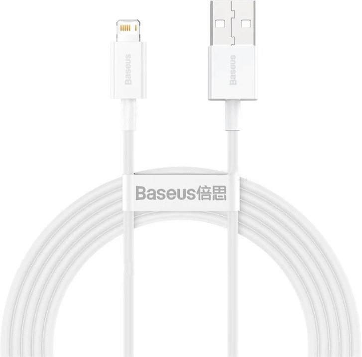 

Кабель Baseus Superior USB Type-A - Lightning (2 м, белый)