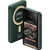 Внешний аккумулятор Baseus Kickstand Magnetic Fast Wireles Charging 20W 10000mAh (зеленый)