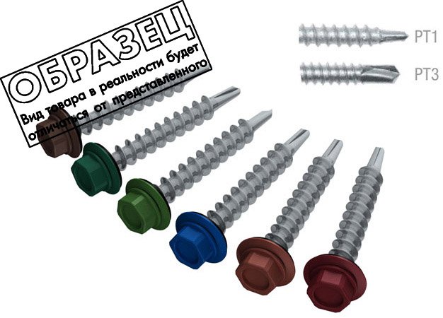 

Starfix Кровельный по дереву 4.8x35 шайба с прокл. PT1 SMP2-32160-70 (70шт, оцинкованный, RAL 1018 цинково-желтый)