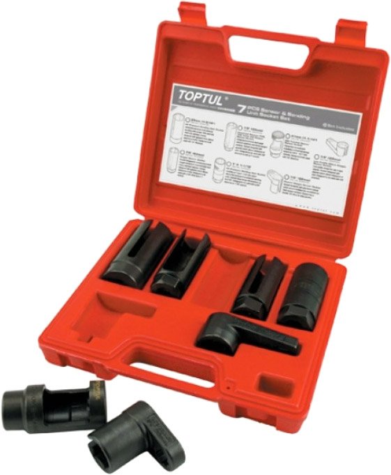 

Съемник лямбда-зонда Toptul JGAI0701 7 предметов