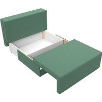 Диван Лига диванов Лагуна 125932 (рогожка амур зеленый)