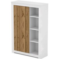 Шкаф распашной Involux Илва 164H002 (белый/дуб натюрель)