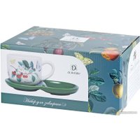Чашка с блюдцем DolomitE Fruit Garden L2521161