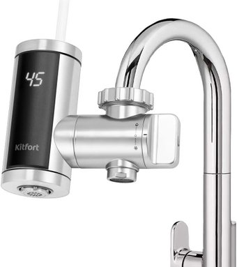 Проточный электрический водонагреватель на кран Kitfort KT-6528
