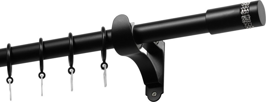 

Карниз для штор Sundays Home Волна Имидж 25мм однорядный (черный матовый, 2.8м)