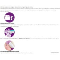 Ручной молокоотсос Philips Avent Natural Comfort с бутылочкой для кормления SCD255/05