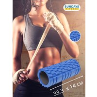 Массажный ролик-валик Sundays Fitness IR97435B (голубой)