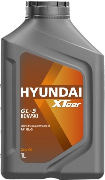 

Трансмиссионное масло Hyundai Xteer Gear Oil-5 80W-90 1л