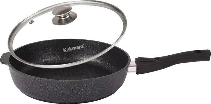 

Сковорода Kukmara смт285а (темный мрамор)