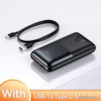Внешний аккумулятор Baseus Bipow Pro Digital Display Fast Charge 20000mAh (черный)