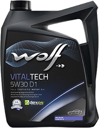 

Моторное масло Wolf VitalTech 5W-30 D1 4л