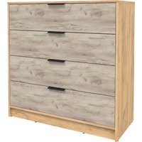 Комод Интерлиния Концепт КТ-К100 (дуб серый/дуб золотой)