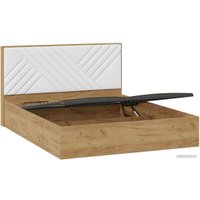 Кровать Трия Хилтон универсальная тип 1 с ПМ 160x200 (дуб крафт золотой/белый)