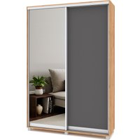 Шкаф-купе Modern Роланд Р452 (золотой дуб/графит)