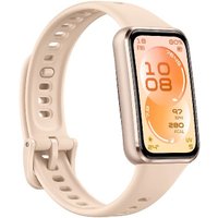 Фитнес-браслет Huawei Band 11 (бежевый алюминиевый корпус, с бежевым силиконовым ремешком, международная версия)