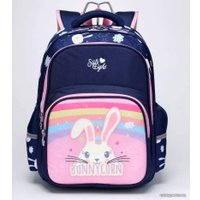 Школьный рюкзак Sun Eight SE-90008 (темно-синий/розовый)