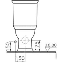 Унитаз напольный Vitra Serenada [9722B003-7203]