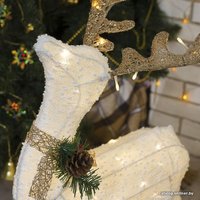 3D-фигура Luazon Олень с санями (белый) 4357002