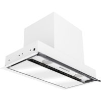 Кухонная вытяжка Elikor Sense Glass 60П-1000 229362 (белый/белое стекло)