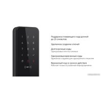 Дверной замок Xiaomi Smart Door Lock MJZNMS03LM (Черный)