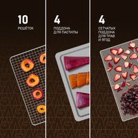 Сушилка для овощей и фруктов Weissgauff WDH 110 Digital Dry Pro