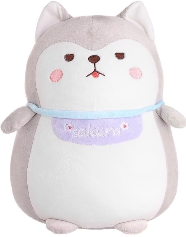 

Классическая игрушка Miniso Хаски (серый)