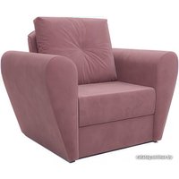 Кресло-кровать Мебель-АРС Квартет (велюр, пудра НВ-178 18)