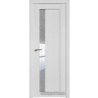 Межкомнатная дверь ProfilDoors 2.71XN R 80x200 (монблан/стекло дождь белый)