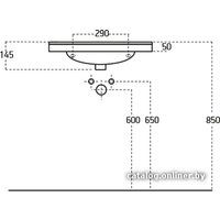 Умывальник Sanovit Albatros 54x44.5 [10055]